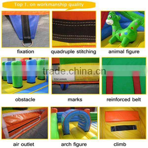 square amusement equipment inflatable climbing wall children games