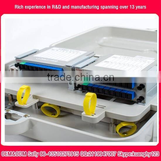 16 core to 96core fiber optic splice box FTTH splitter termination box