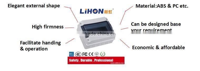 5 way outdoor used surface mount power waterproof terminal box