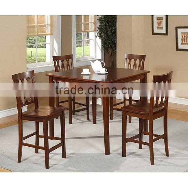 Whalesale elegant wooden dining table and chair for restaurant