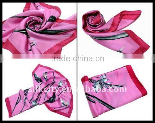 2011 Winter Newest Colorful square silk Scarf