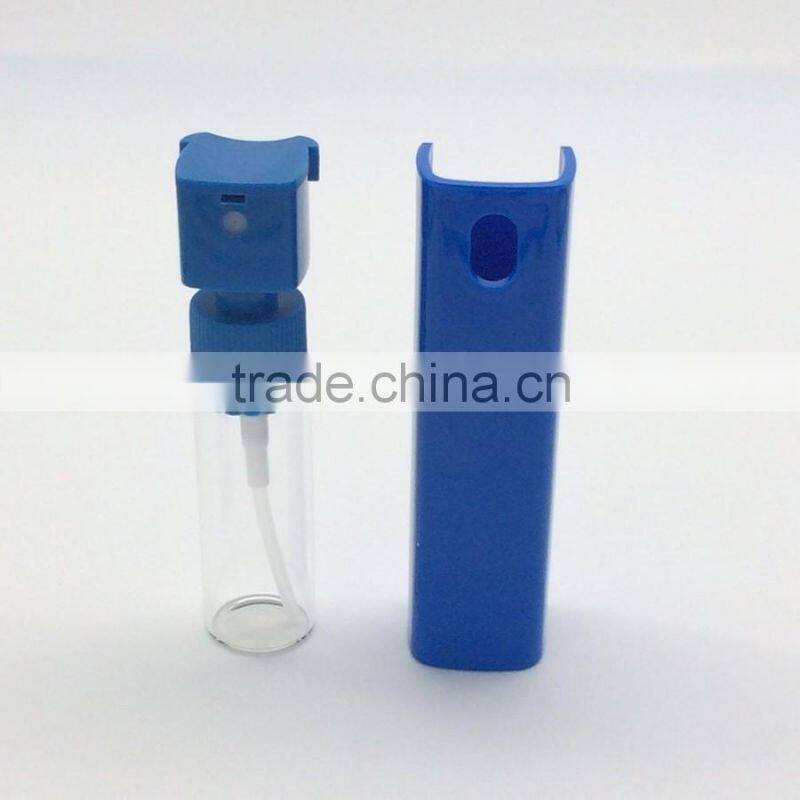 10ml with glass plastic perfume sprayer bottle