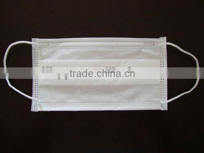 white pp face mask