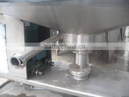 sugar blending tank producing syrup for food industry