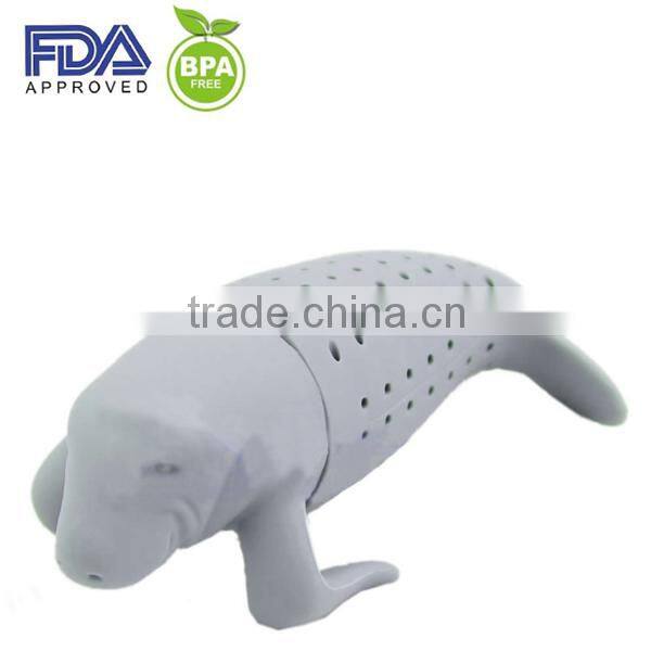 Silicone Mr and Mrs Tea infuser - loose leaf herbal tea strainer for a mug or cup