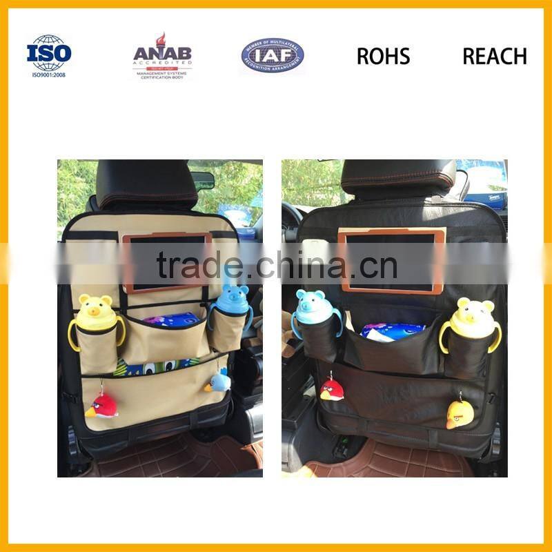 Car Seat Organizer,Auto Seat Back Organizer,Multi- Pocket Travel Storage Bag Insulted Car Seat Back