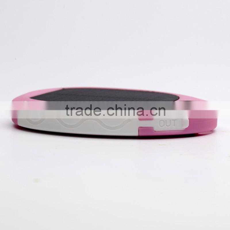 Lovely gifts 3000mah rohs solar cell phone charger instructions 5v 2a