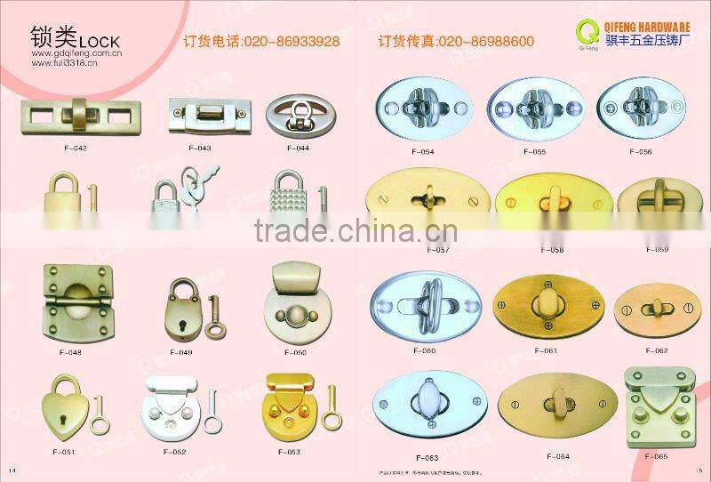 2011 fashion decorative antique Bag lock 9936#