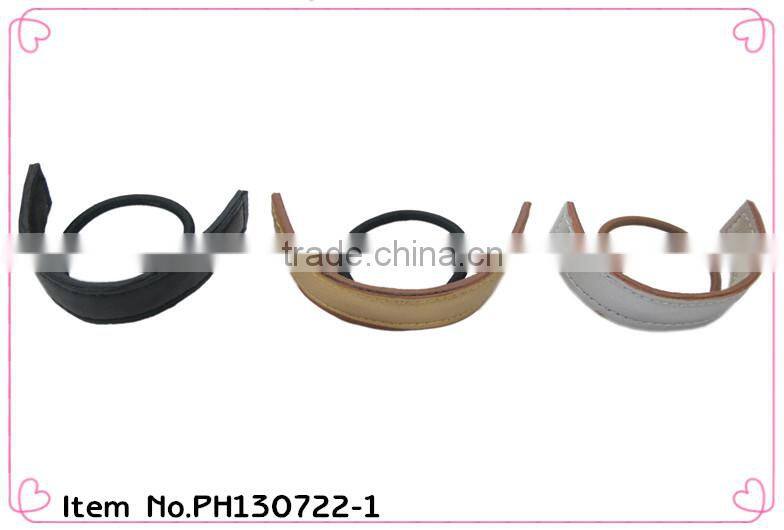 2014 new design Opened Circle Cuff Hair Band Ponytail Holder