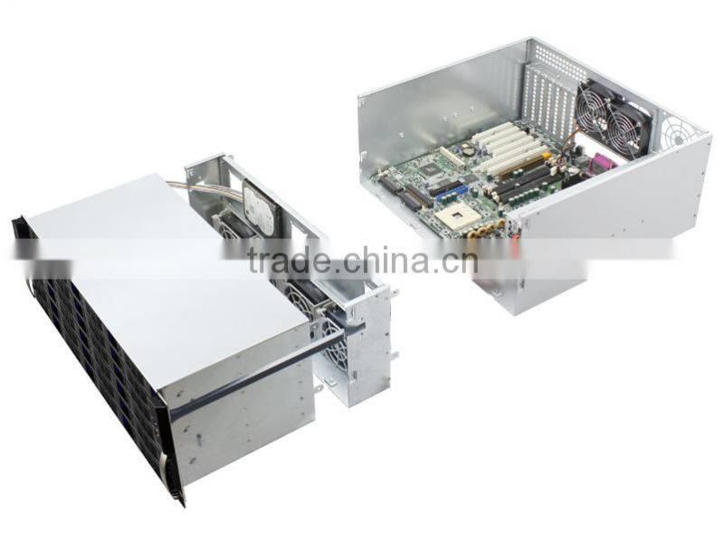 4u rack mount server chassis with sas backpanel