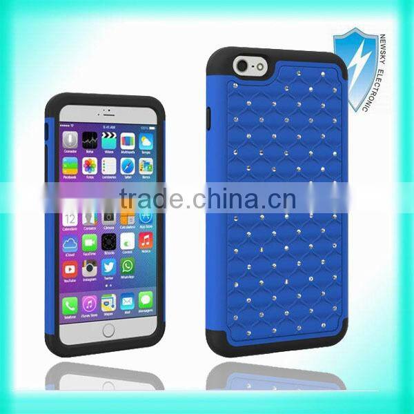 diamond cute case with strong protective fuction For iphone 6 plus