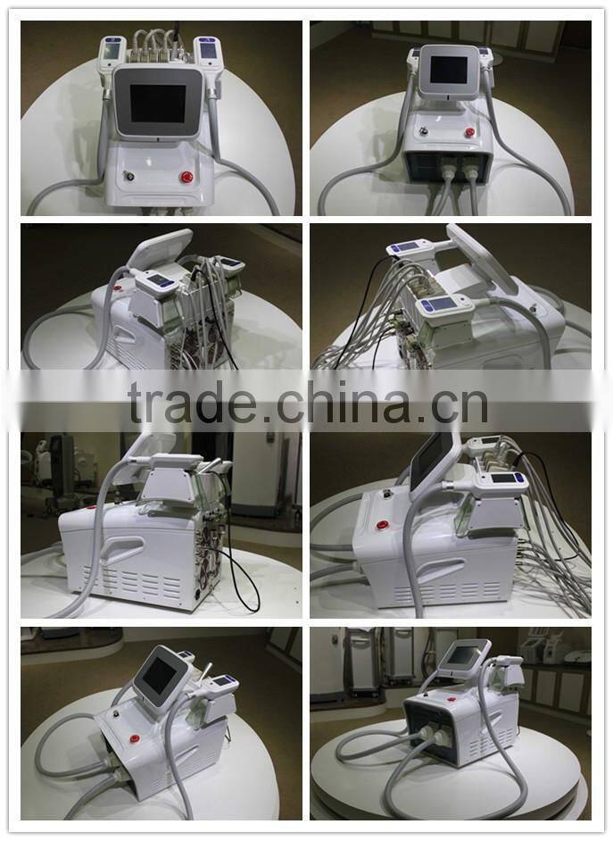 6 lipo pads two cryo handles cryolipolysis/cryotherapy equipment