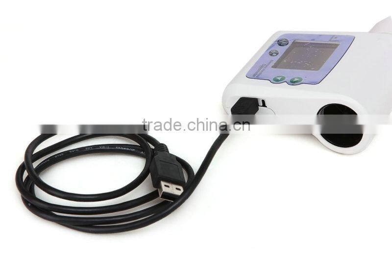 Electronic Digital Spirometer Lung Volume Device with PC Software Analysis By CE certified