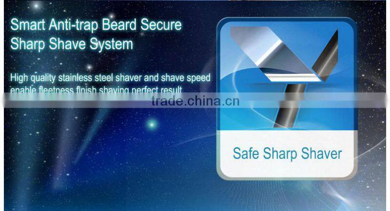 Three Independent Floating Heads Men Shaver Machine