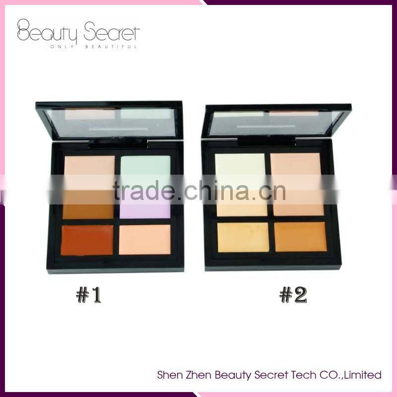 Natural cosmetic professional makeup waterproof cheap 6 colors concealer palette