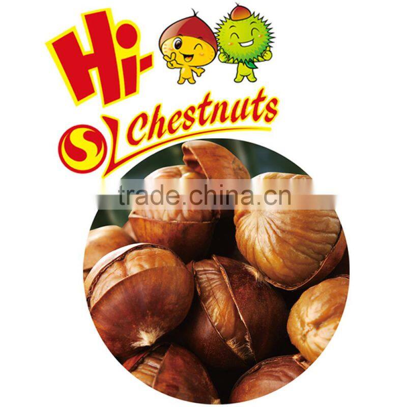 Roasted Shelled Chestnut Snacks--ready to eat healthy nuts snacks