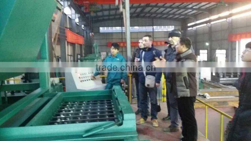 Gypsum block making machine