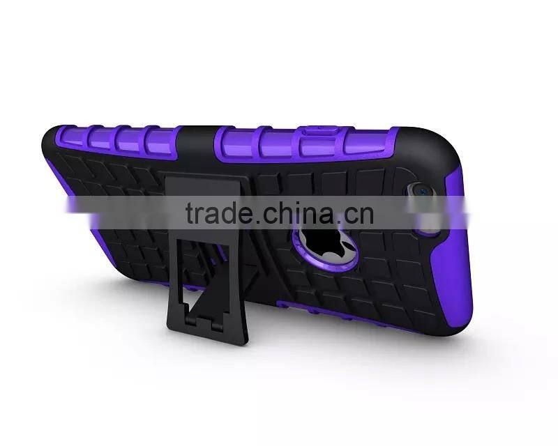 Multicolor TPU+PC Armor Spider Hybrid Kickstand Cell Phones back cover for iPhone 6/6 plus