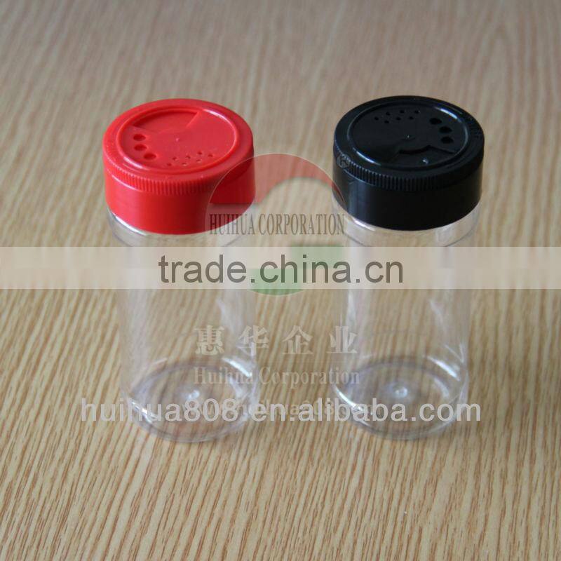 Plastic spice bottles