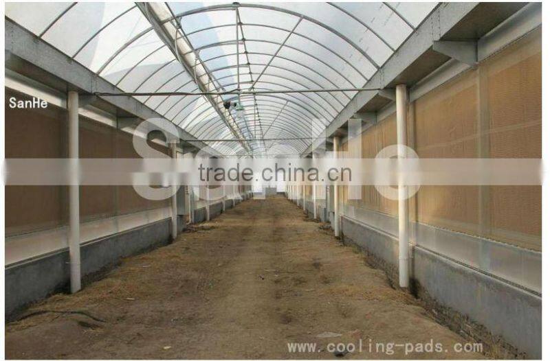 High cooling efficiency evaporative cooling pad