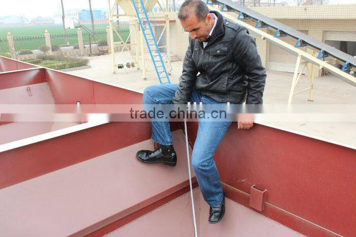 YHZS60m3 mobile concrete batching plant Installed in Czech