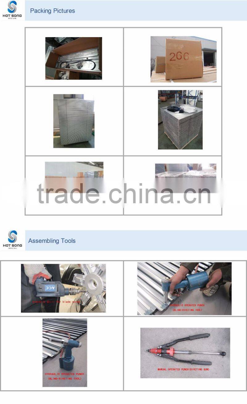 HS-1380 anti-rust wall mounted industrial axial fan 50"