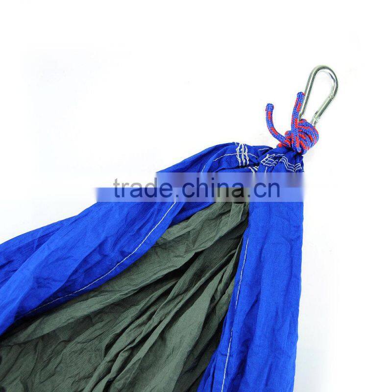 2017 Hot selling 2 Person portable Outdoor Camping Hammock with carry bag