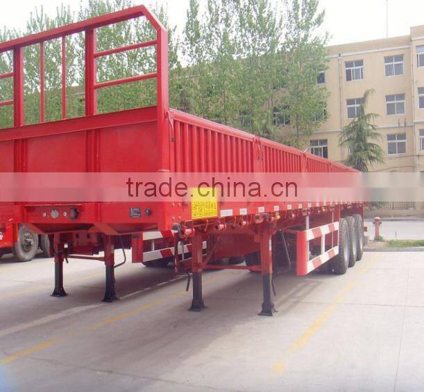 40FT Flated Cargo Semi-Trailer with 40T 3 Axles For Sale