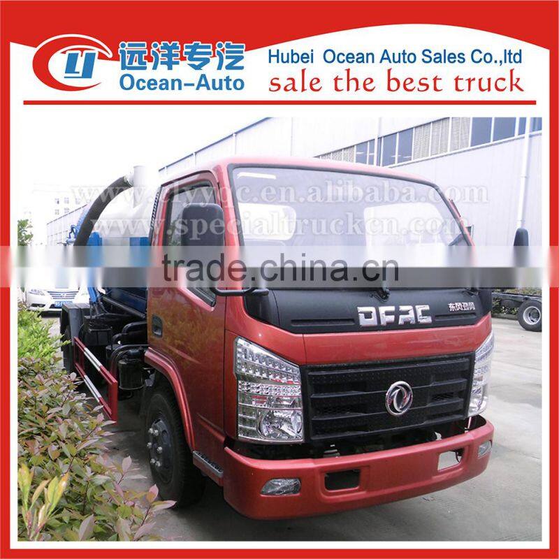 dongfeng furika mini sewage suction tanker truck