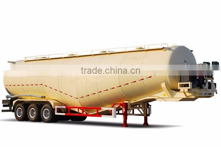 Used cement bulker tank trailer 50CBM with diesel machine 4102