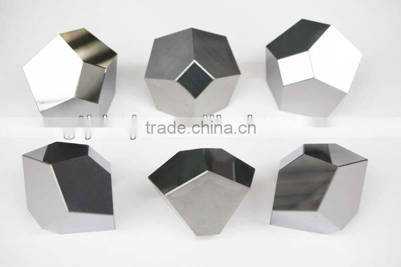 2-facet tungsten carbide anvil tools for diamond application