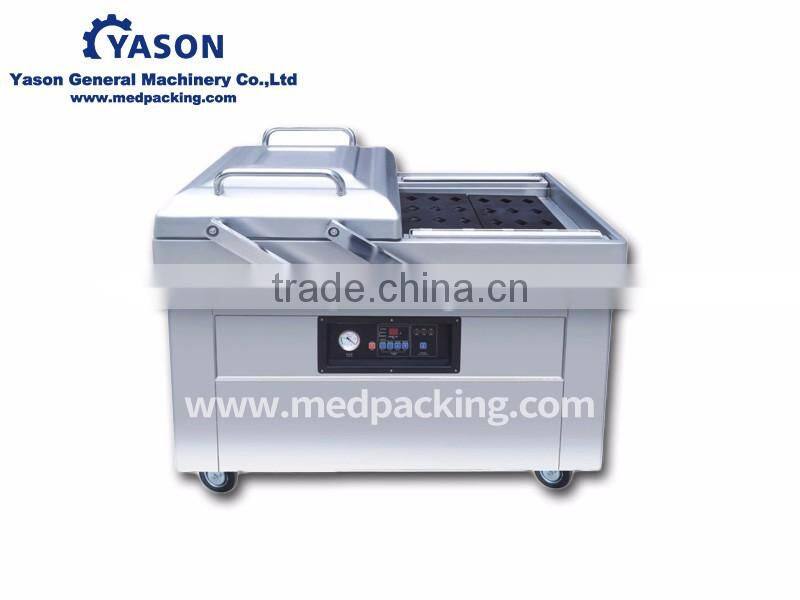 DZ500 double chamber flat vacuum packaging machine