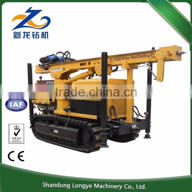 High quality 200m depth best price water well tube well drilling rig