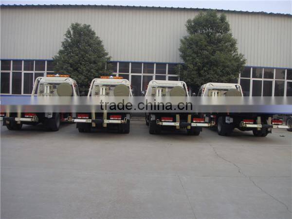 6 wheel 5ton dongfeng light right hand tow truck wrecker
