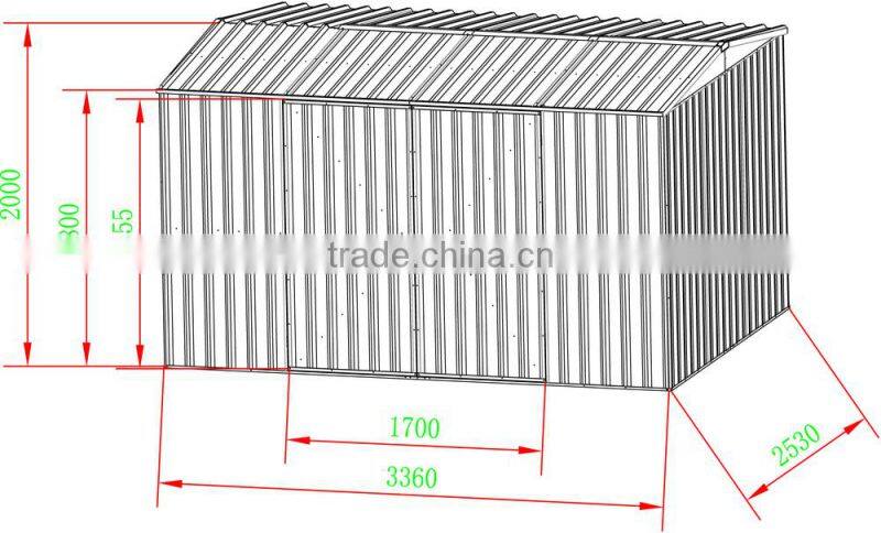 flat roof prefab house