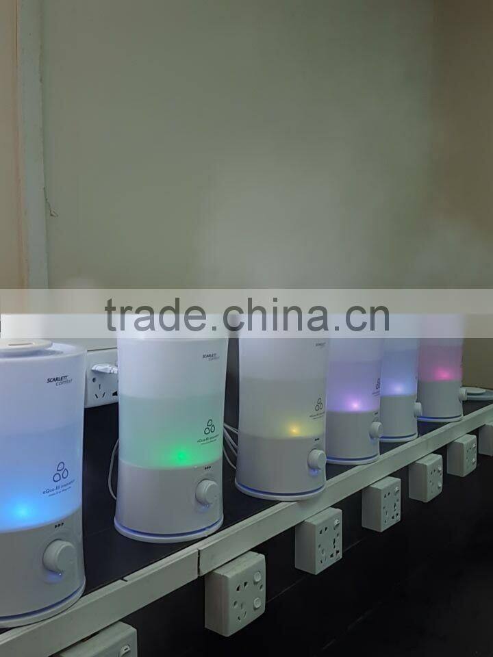 2016 Hot-selling 3L ultrasonic air humidifier