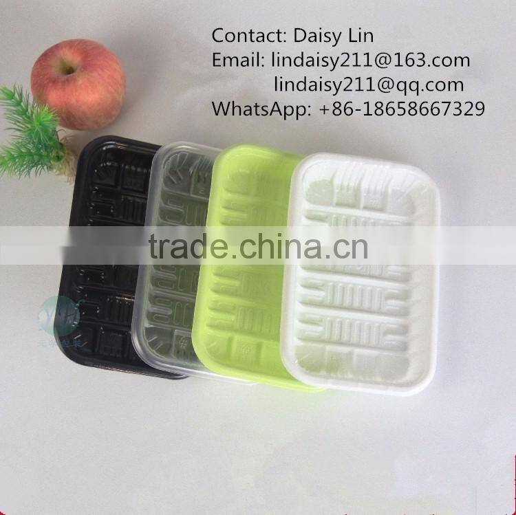 PP food grade plastic tray for fresh vegetable packaging wholesale