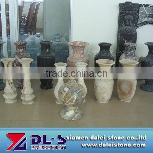 Natural stone flower vase