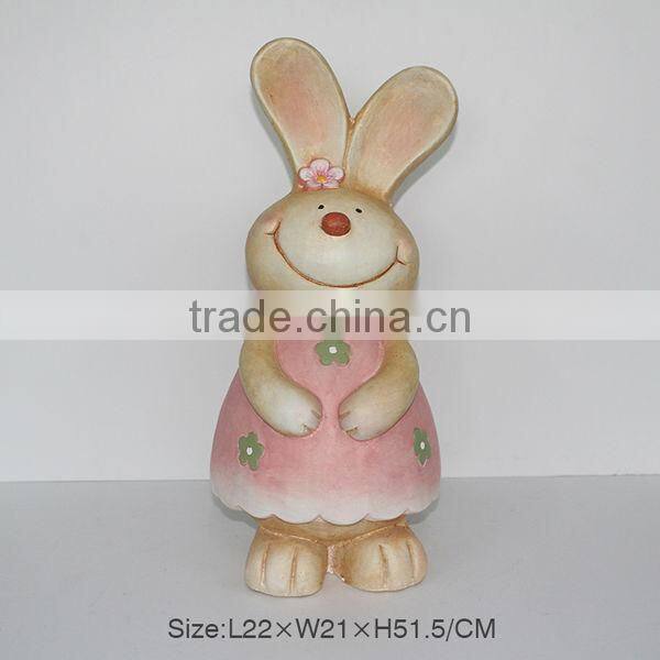 Magnesia garden ornament, Rabbit resin garden ornaments