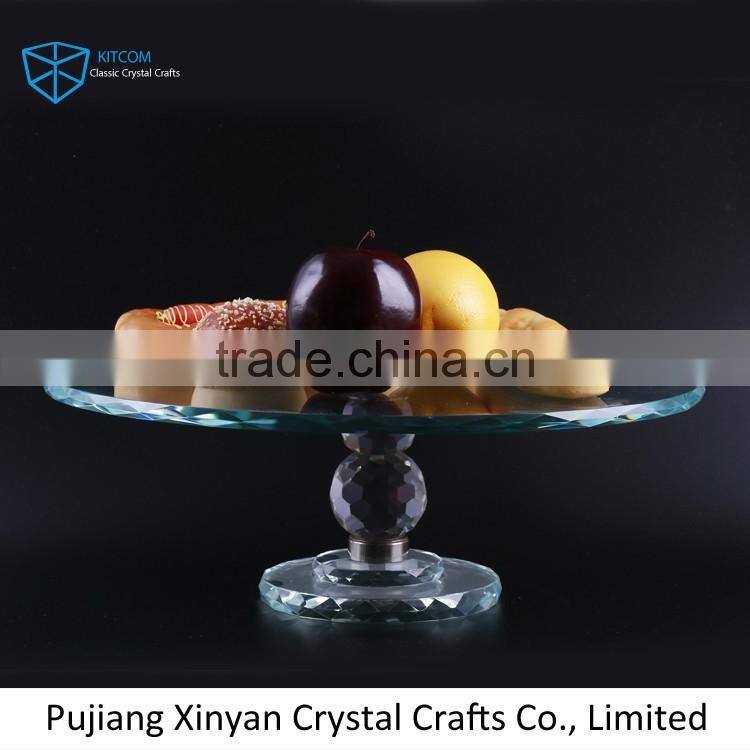 New product special design wedding crystal cake stand wholesale price 2016