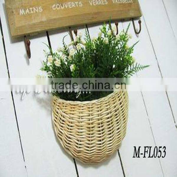 100%handmade craft exquisite wicker decorated flower girl baskets