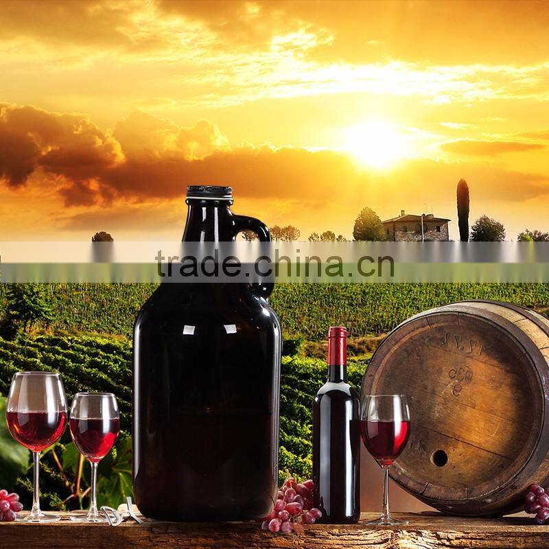 wine container/wine glass pot/ frosted wine container for wine glass pot and white glass pot