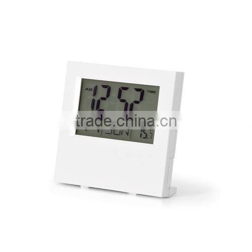 Multifunction plastic digital desk clock,clock with thermometer function