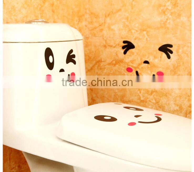 Q093 wholeale creative decoration sticker toilet seat