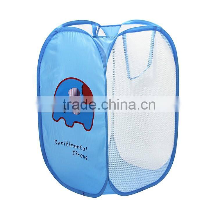 2017 cheap promotion foldable factory price elephant laundry sorter