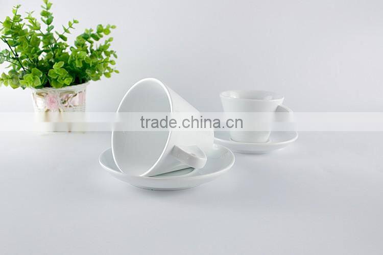 Factory direct manufacturer wholesale bulk custom logo image decal household porcelain ceramic tea cup and saucer