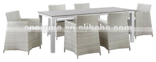 Sigma cheap restaurant furniture rattan garden dining sets outdoor table and chairs