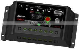 20A PWM Solar Charge Controller Regulator 12V with USB and DC12V Ports on/off switch
