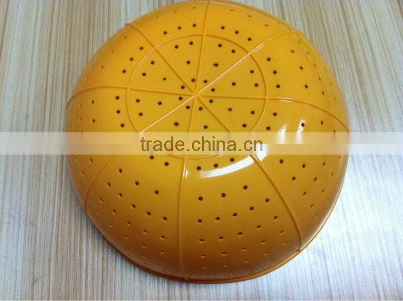 OEM/ FDA food grade folding kitchen fruit & vegetable colander