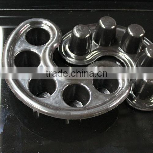 2015 Manicure tools new designed Five fingers Bubble hand plastic bowl for nail art